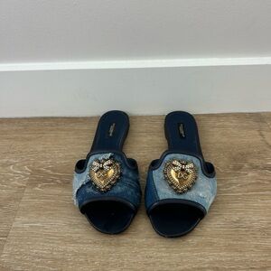 Dolce & Gabbana Denim Sandals
